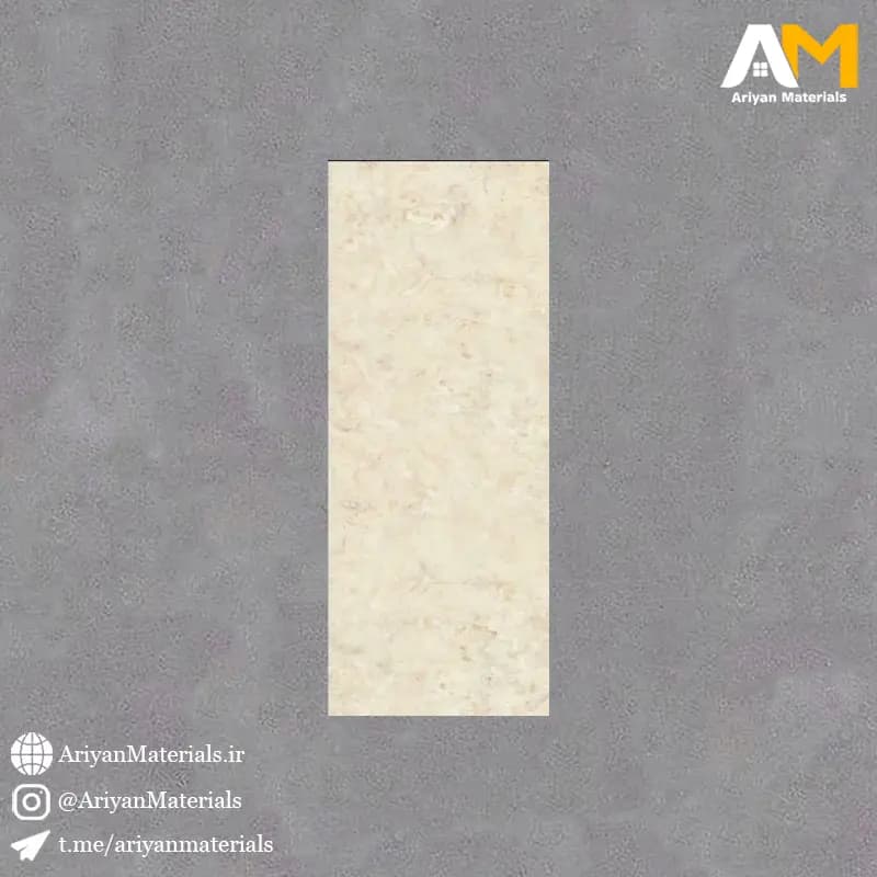 سرامیک دیواری طرح تیوا کرم 100*40