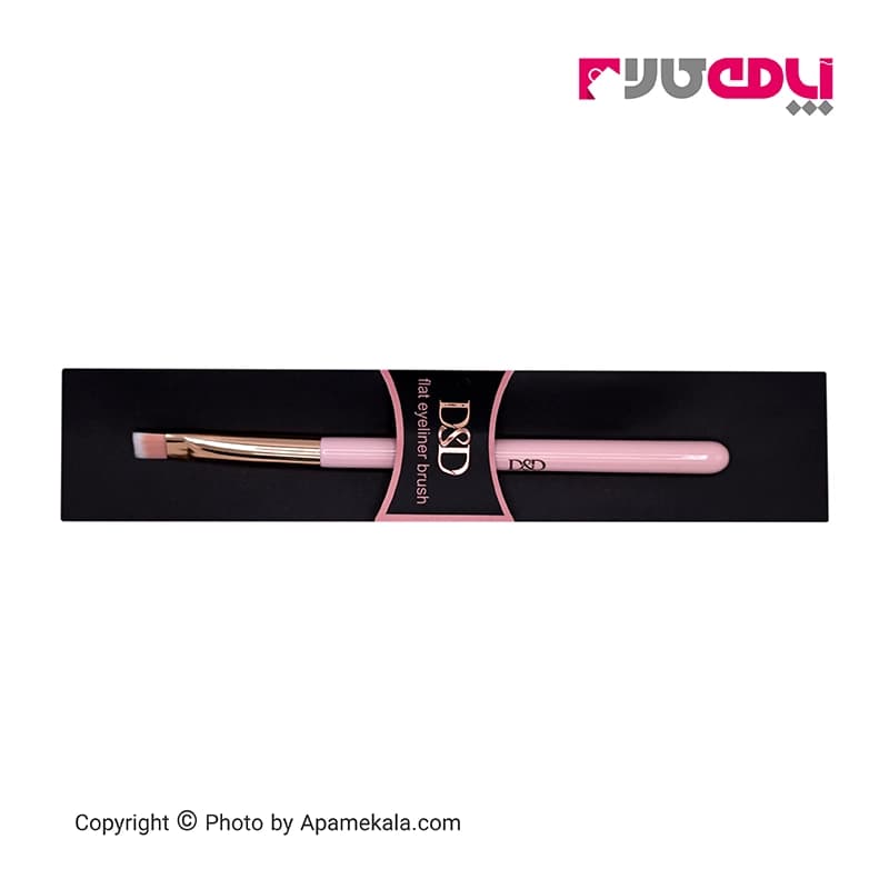 برس خط چشم صاف d&d flat eyeliner brush