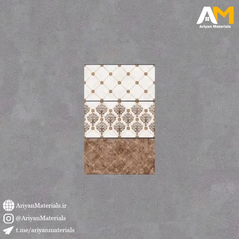 سرامیک دیواری طرح واله قهوه ای