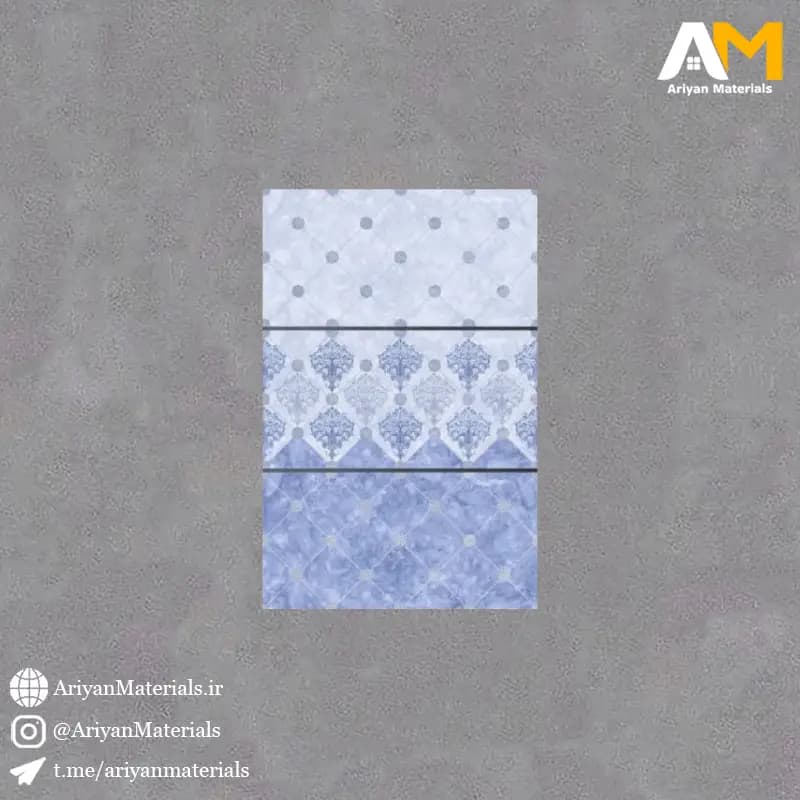 سرامیک دیواری طرح کادنزا آبی