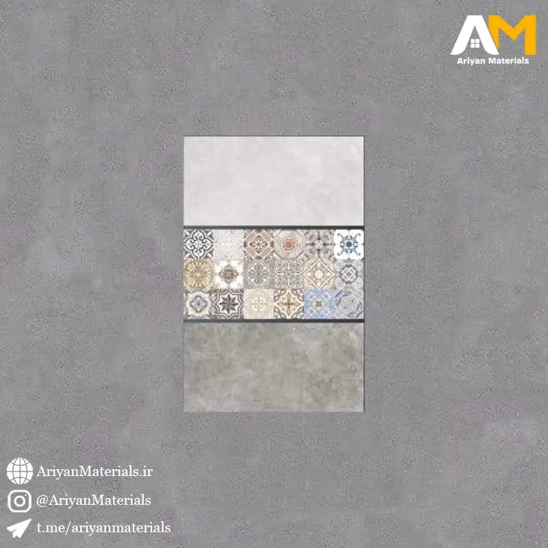 سرامیک دیواری طرح سایه طوسی