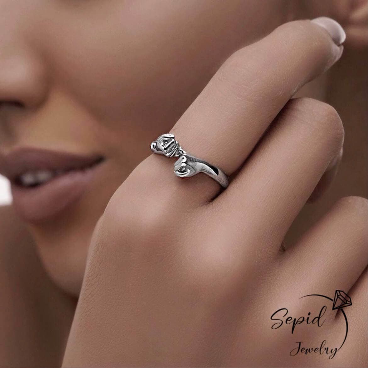انگشتر نقره pinky promise