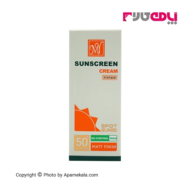 کرم ضد آفتاب ضد لک فاقد چربی SPF50 اسپات گارد مای 50 میل — تصویر ۲