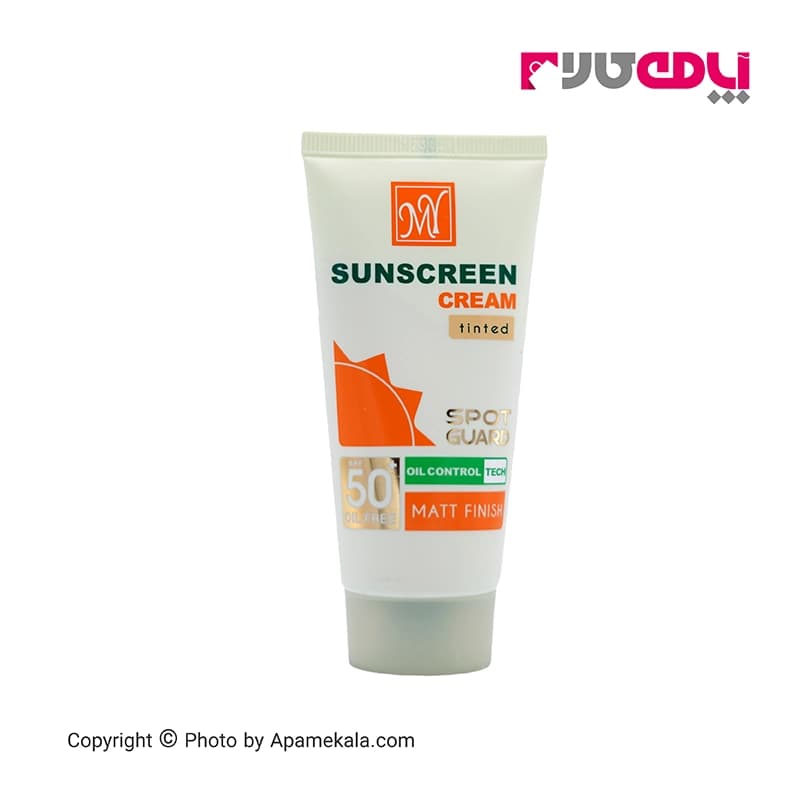 کرم ضد آفتاب ضد لک فاقد چربی SPF50 اسپات گارد مای 50 میل