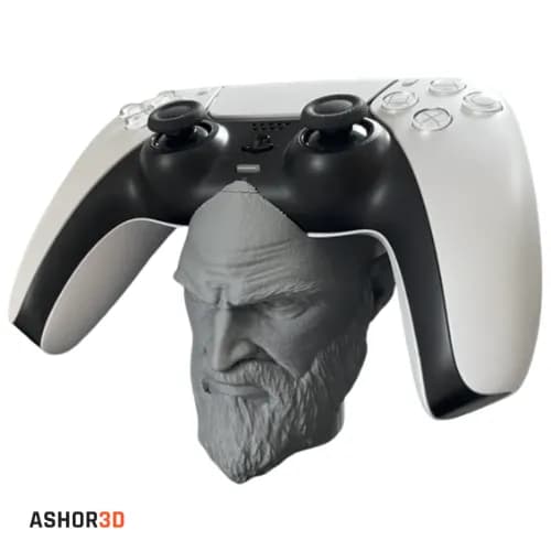 استند دسته بازی PS5 طرح Kratos | پایه نگهدارنده FDM