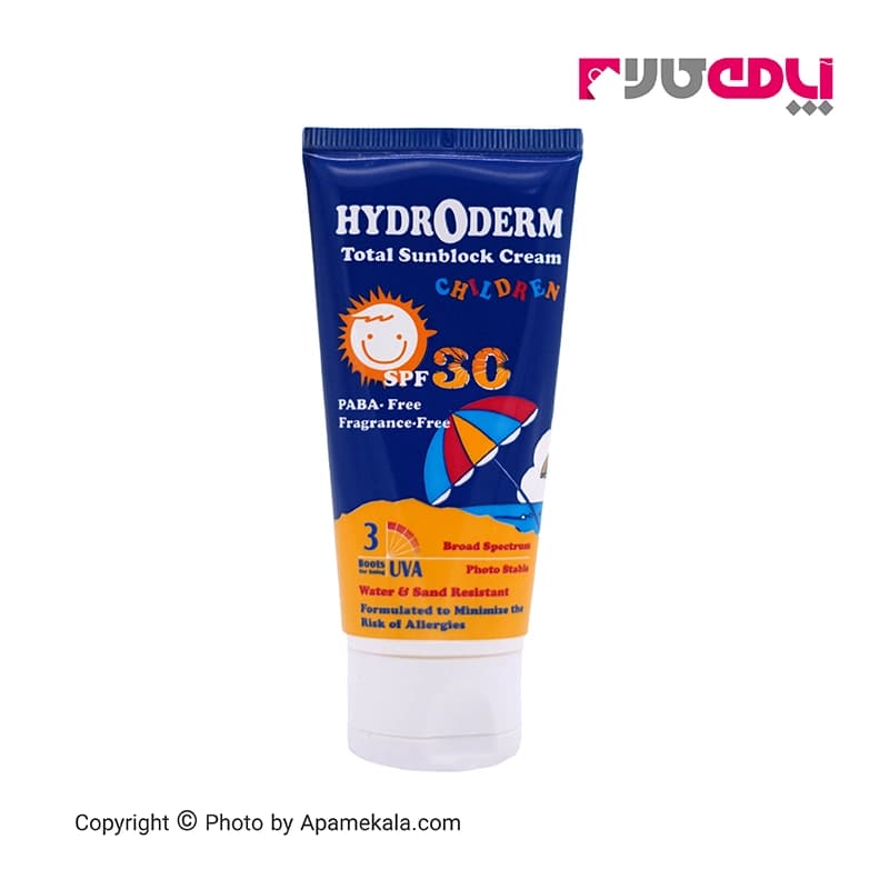 کرم ضد آفتاب SPF30 کودکان هیدرودرم 50 میل