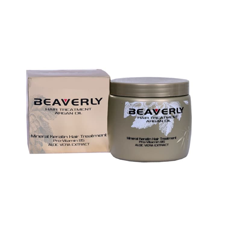 ماسک مو بیورلی بدون سولفات کراتینه دار حجم 500 میلی لیتر BEAVERLY