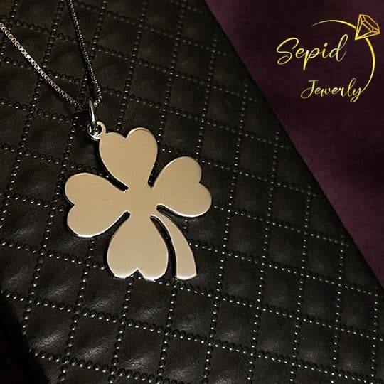 گردنبند نقره زنانه شبدر