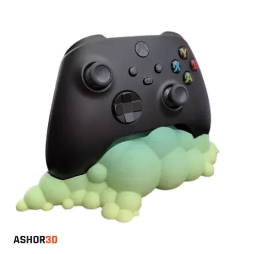 استند دسته بازی Xbox طرح Bubble | پایه پرینت ۳ بعدی Ashor3D — تصویر ۲