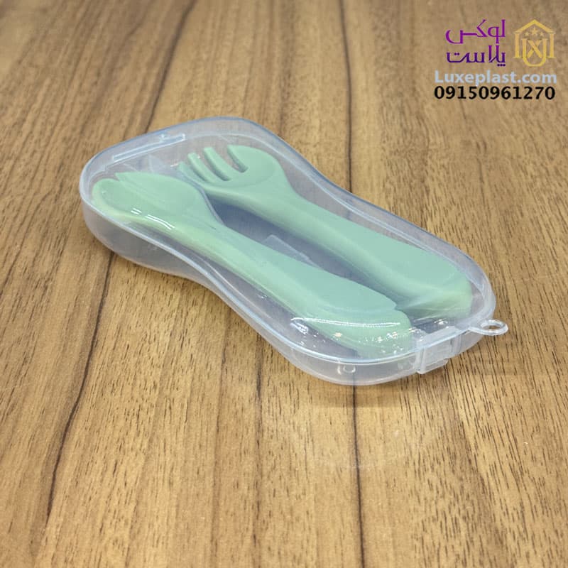 قاشق چنگال کودک جعبه دار کد 3710 — تصویر ۴