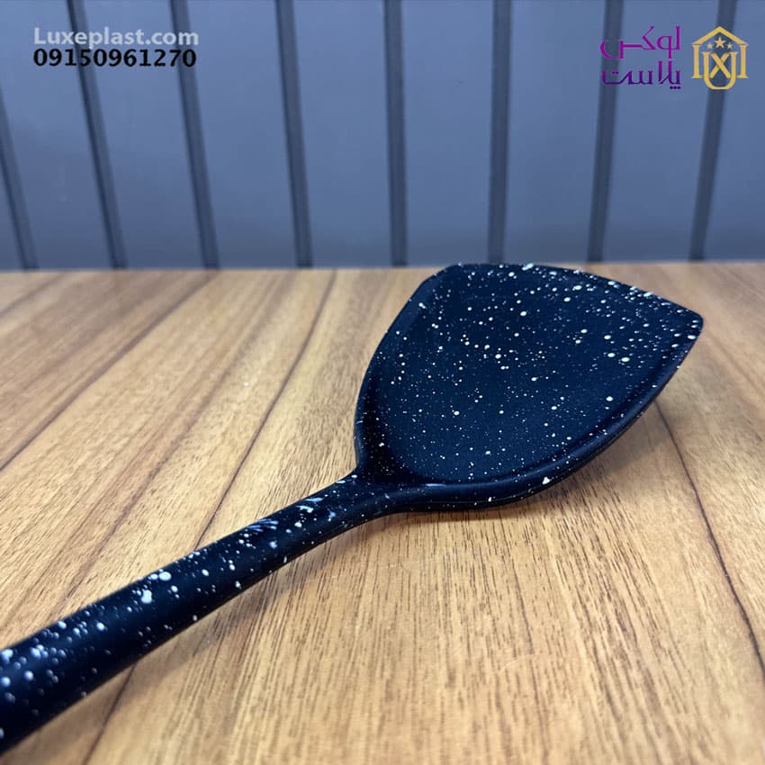 کفگیر پارویی چوب سیلیکون گرانیت شنگیا کد 2857 — تصویر ۳