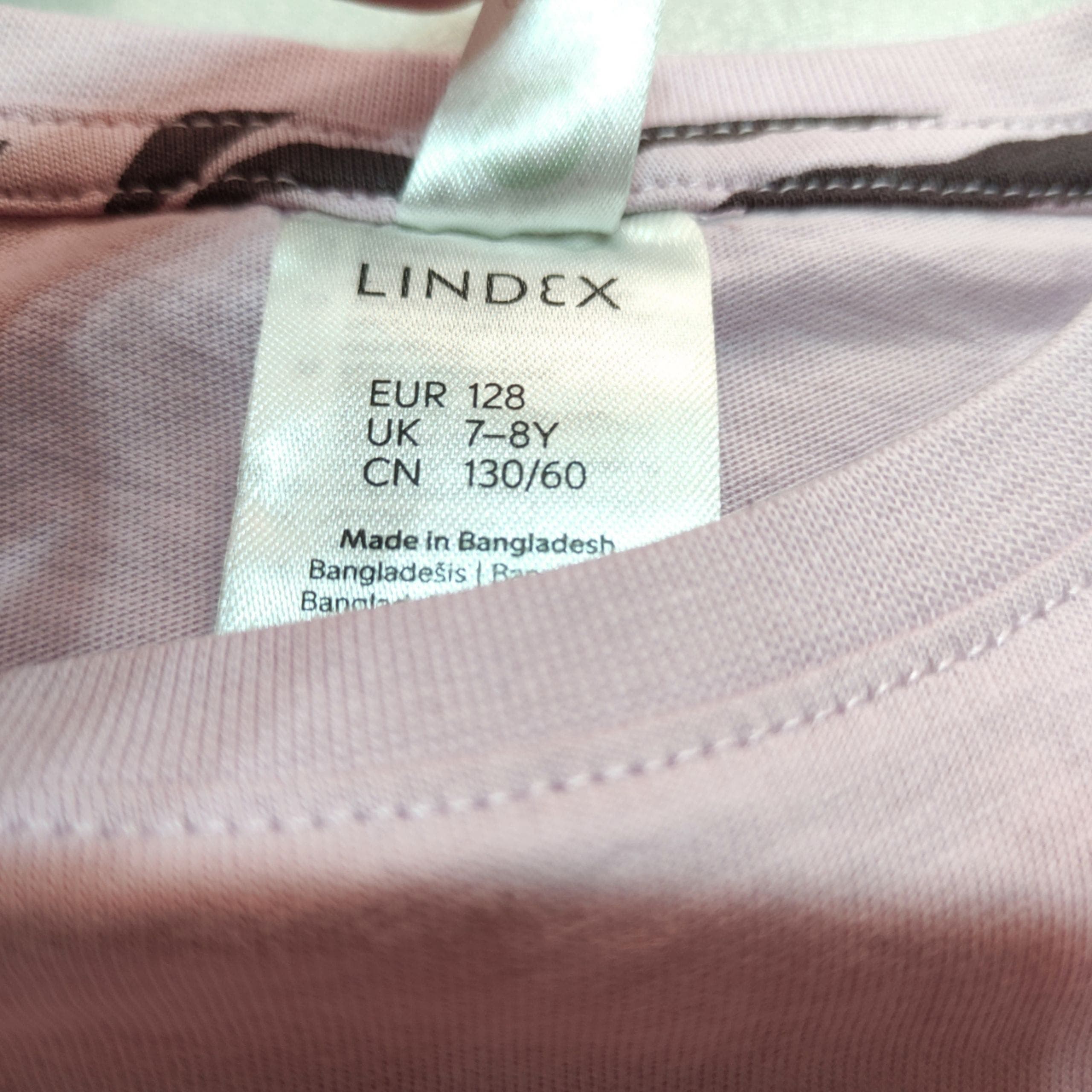 تیشرت کالباسی دخترانه برند LINDEX — تصویر ۴