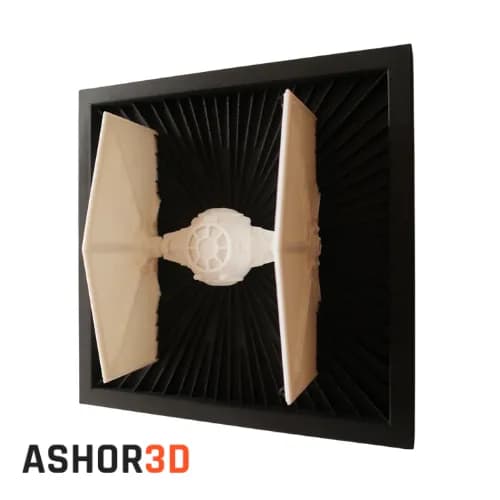 دکوری سه بعدی جنگنده TIE Fighter استار وارز | Ashor3D — تصویر ۲