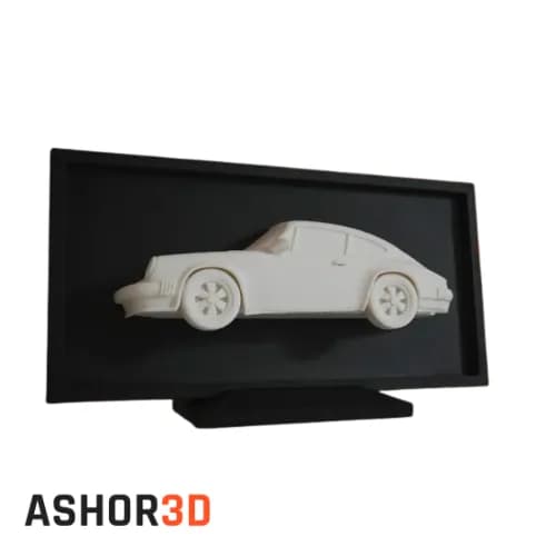 دکوری سه بعدی Porsche 911 پرینت شده PLA | Ashor3D — تصویر ۲