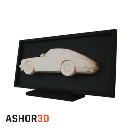 دکوری سه بعدی Porsche 911 پرینت شده PLA | Ashor3D — تصویر ۴