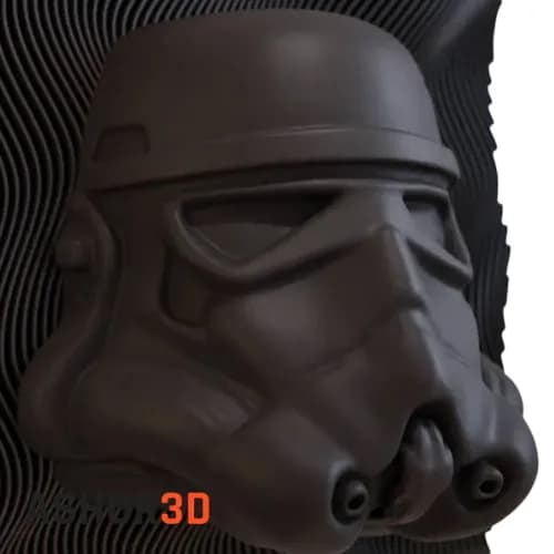 دکوری سه بعدی Stormtrooper استار ورز | پرینت سه بعدی Ashor3D — تصویر ۳