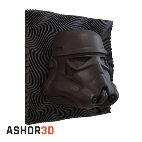 دکوری سه بعدی Stormtrooper استار ورز | پرینت سه بعدی Ashor3D — تصویر ۴