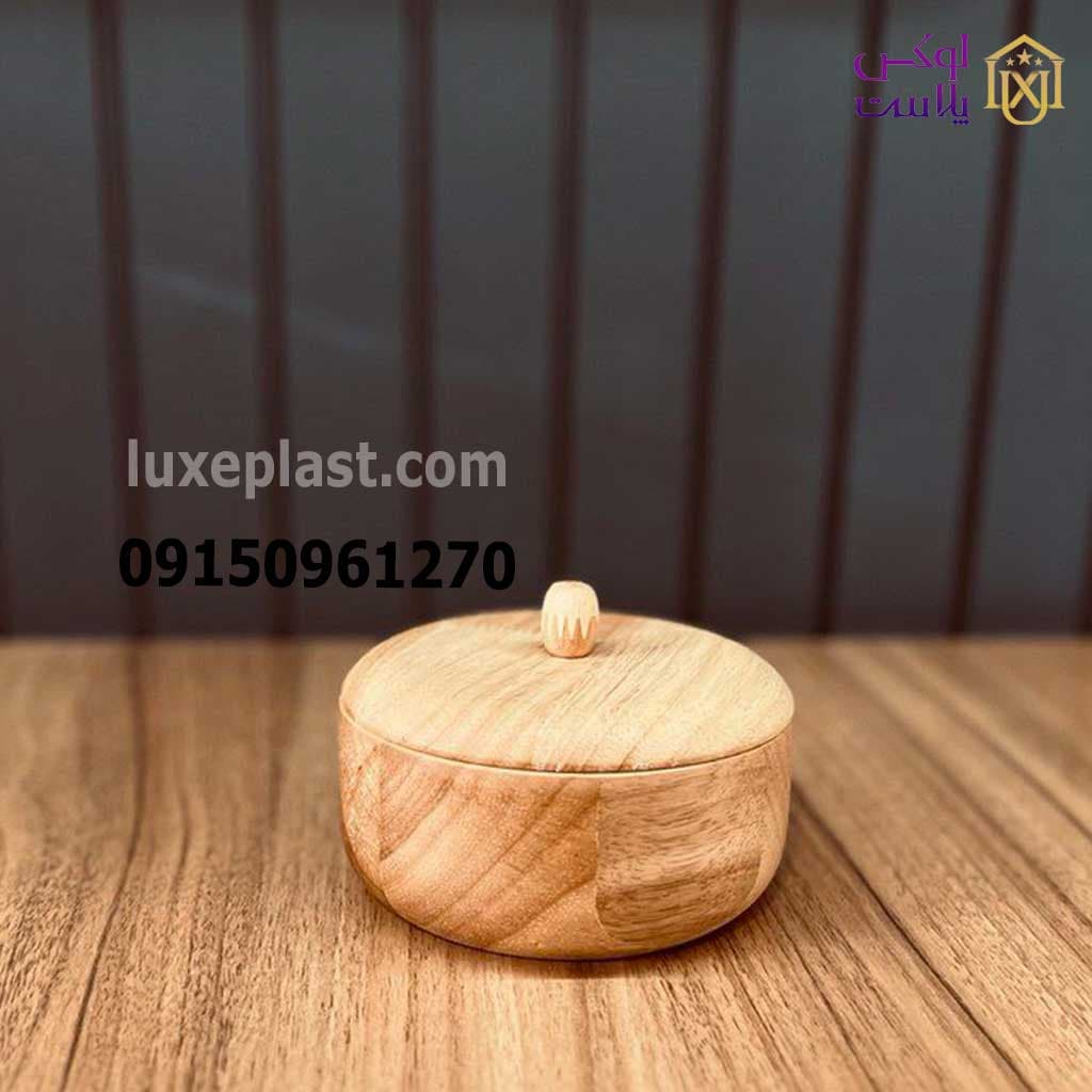 قندان چوبی ساده بزرگ 582 نایس