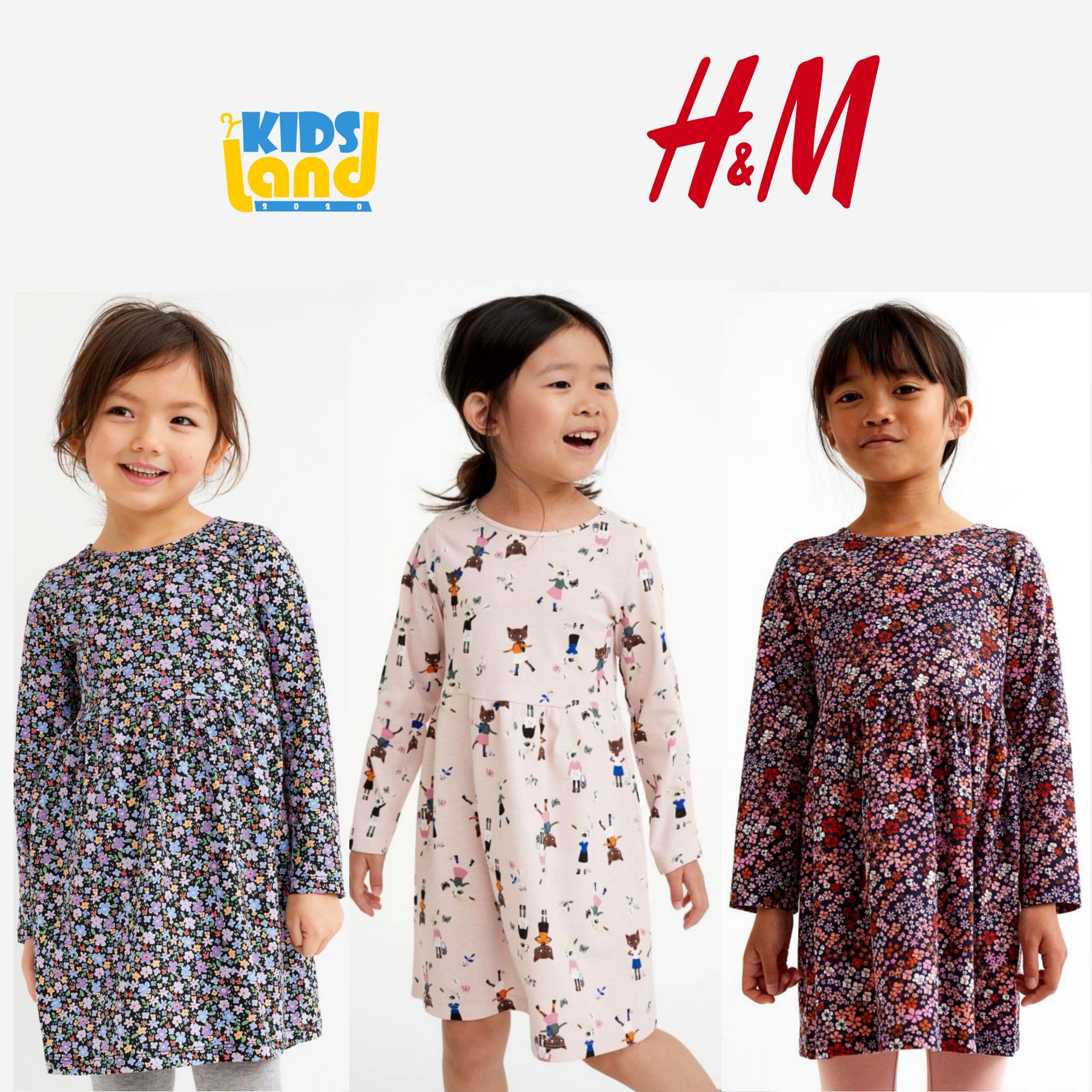 پیراهن های دخترونه h&m