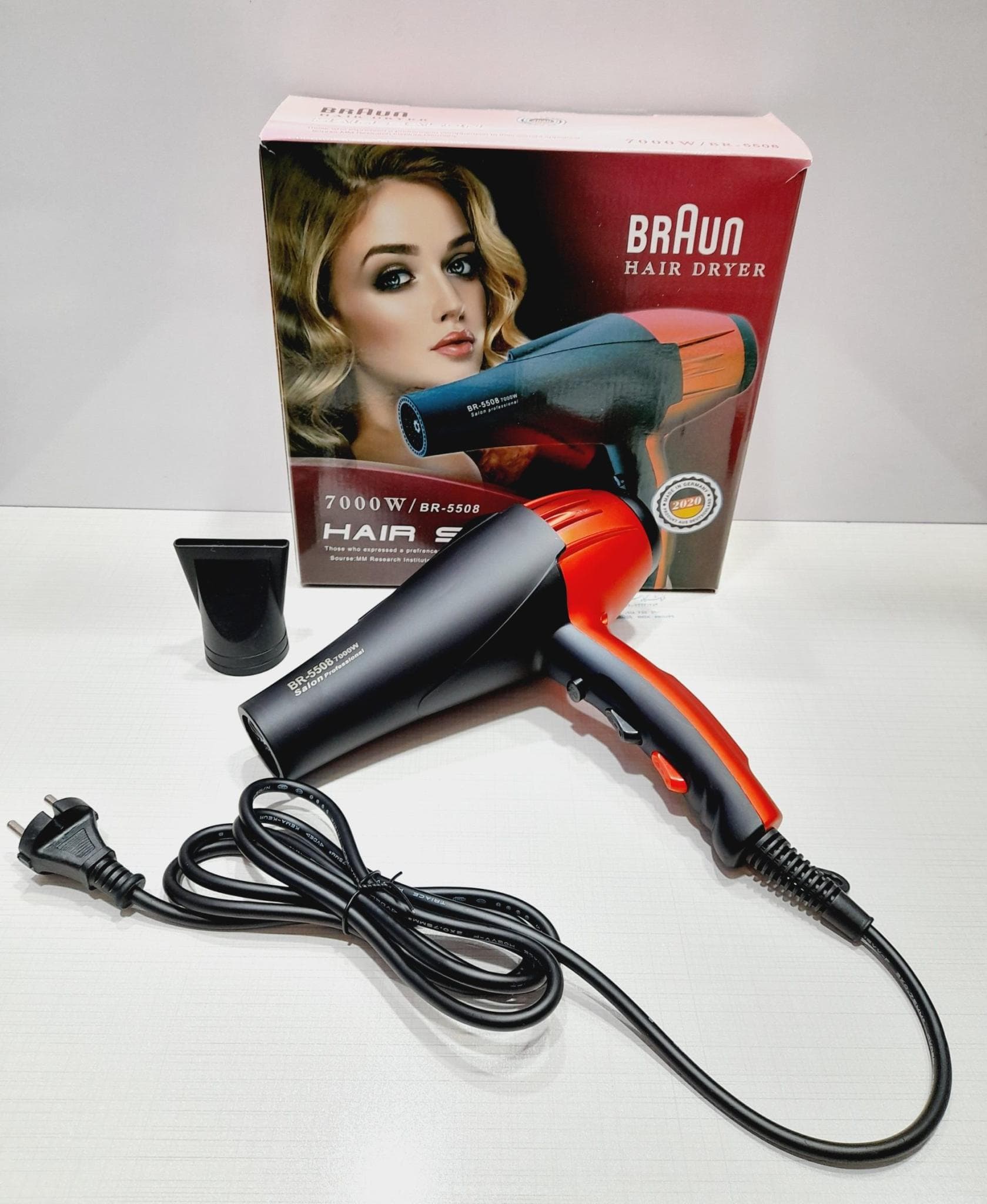 سشوار حرفه ای براون BRAUN مدل BR-5508 — تصویر ۴