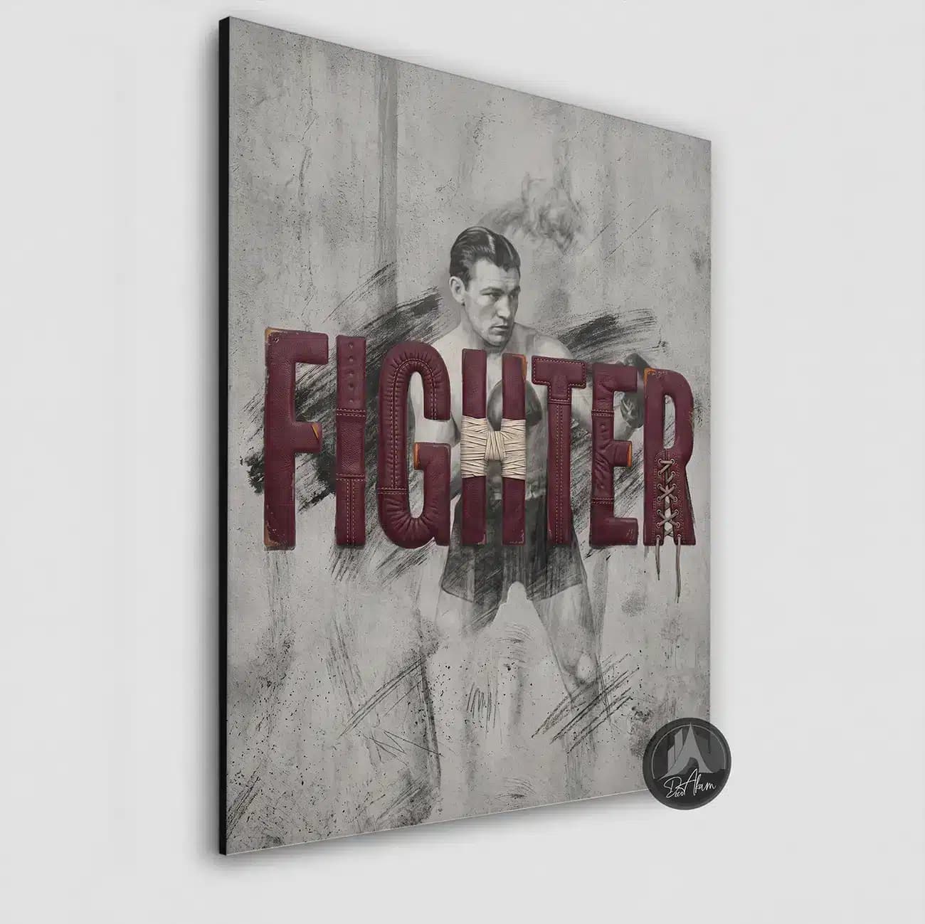 تابلو بوکس طرح Fighter کد 8023 – DA | دکور باشگاه رزمی — تصویر ۷