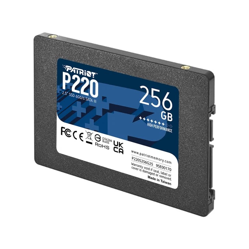 اس اس دی پاتریوت P220 SATA 2.5 Inch ظرفیت 256 گیگابایت — تصویر ۶