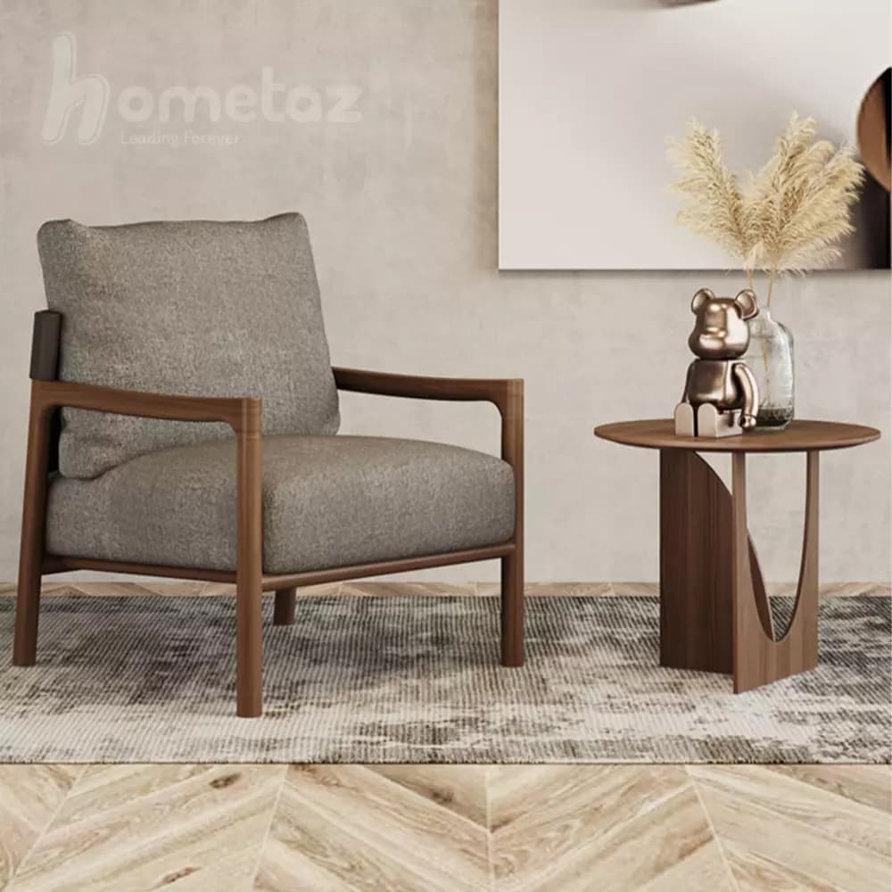 میز عسلی ام دی اف گرد مدل ht2186 — تصویر ۶
