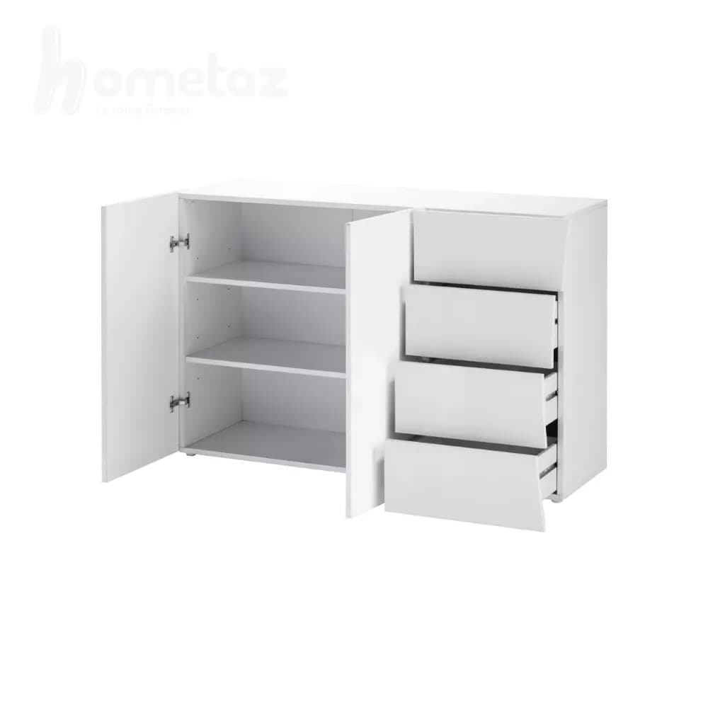 میز کنسول با ورق هایگلاس مدرن مدل ht2168 — تصویر ۲