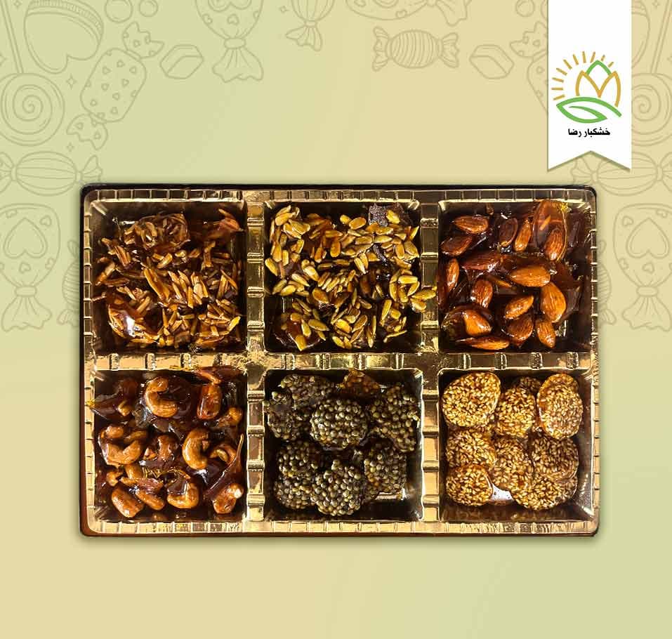 سوهان عسلی 6 مغز یزرگ