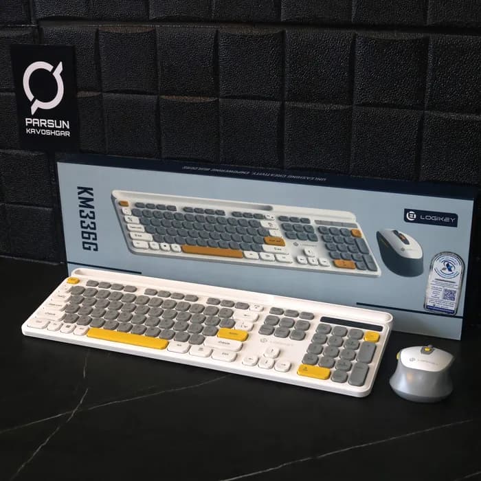 کیبورد و ماوس بی سیم گیمینگ Logikey KM336G — تصویر ۸
