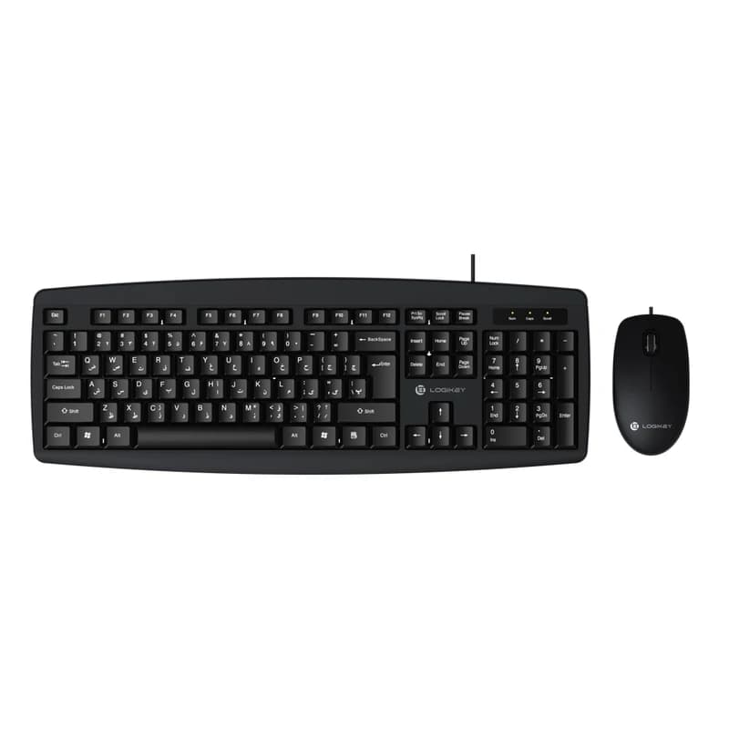 کیبورد و ماوس با سیم Logikey KM113B — تصویر ۵