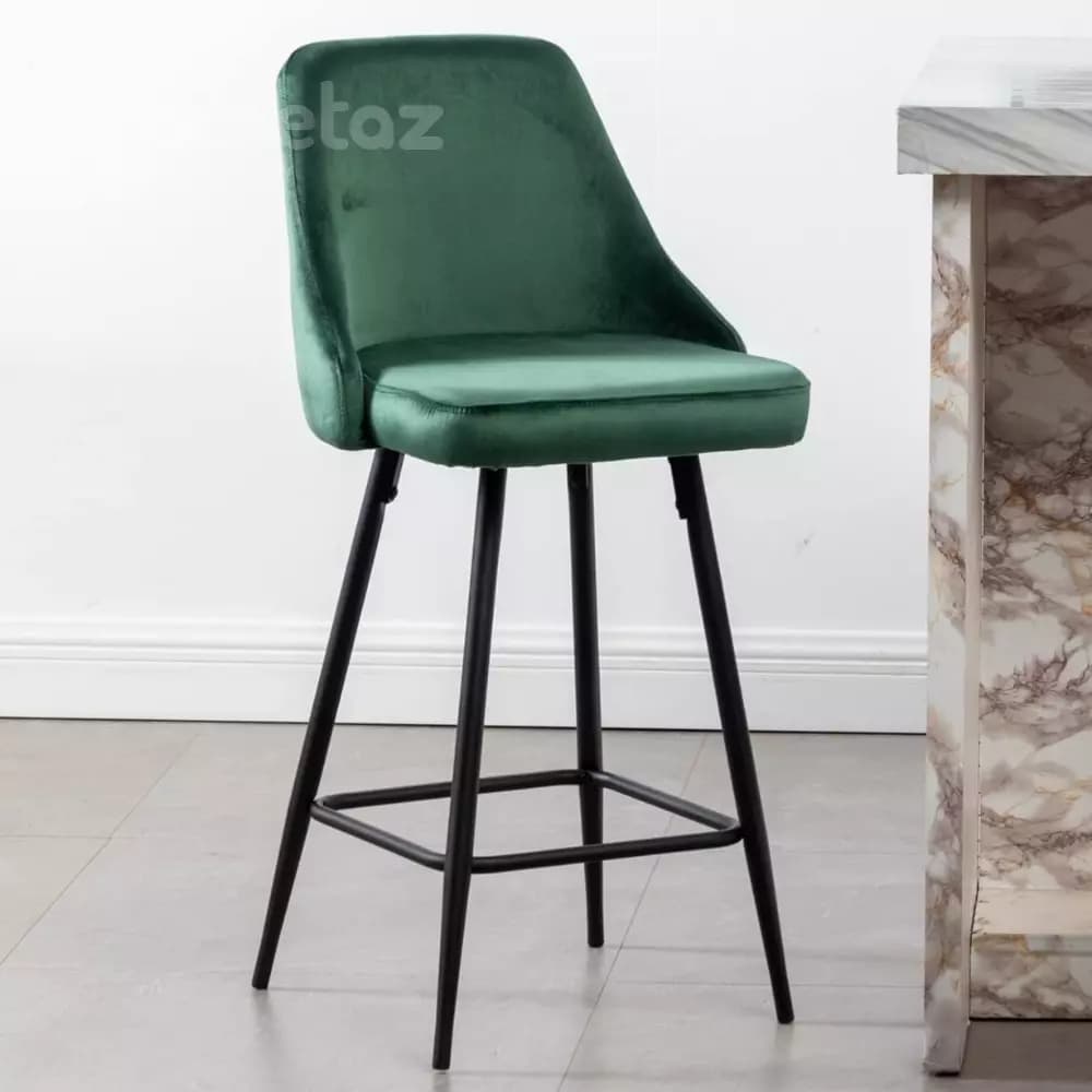 صندلی کانتر پایه فلزی لوکس مدل ht2128
