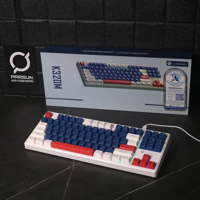کیبورد با سیم گیمینگ Logikey K320M — تصویر ۱۰