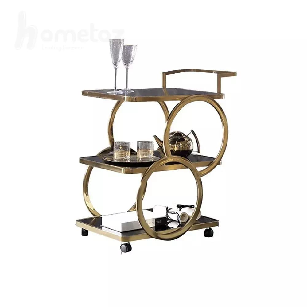 میز ترولی پذیرایی مدرن و لوکس مدل ht2110 — تصویر ۲