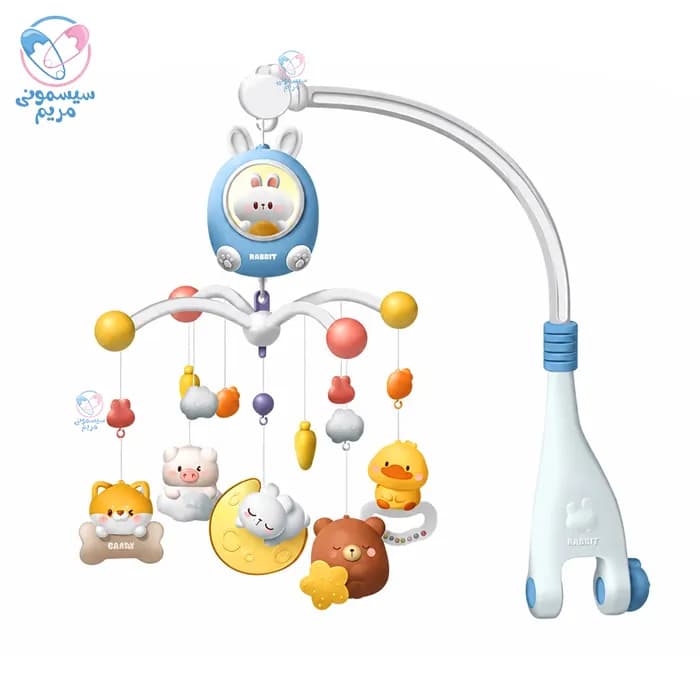 آویز تخت موزیکال خرگوش Beluche R001