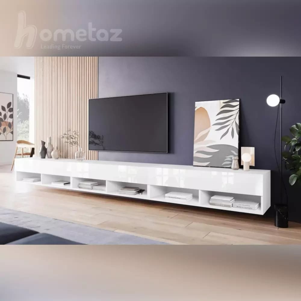 میز تلویزیون دیواری ام دی اف 3 کمدی مدل ht2116 — تصویر ۴