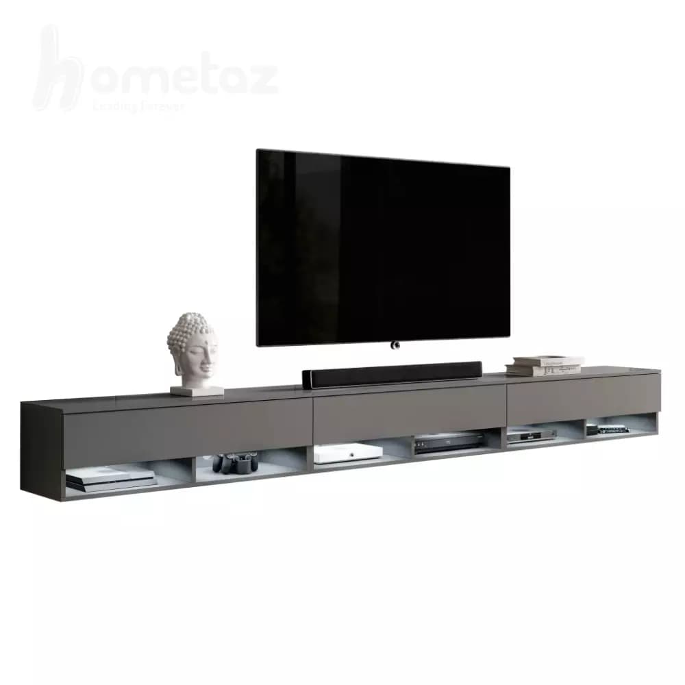 میز تلویزیون دیواری ام دی اف 3 کمدی مدل ht2116 — تصویر ۵