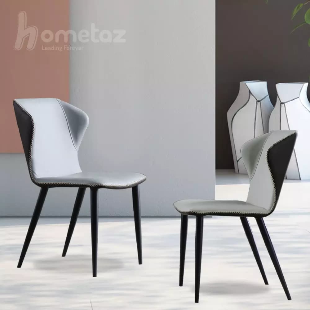 صندلی غذاخوری پایه آهنی مشکی مدرن مدل ht2094 — تصویر ۲