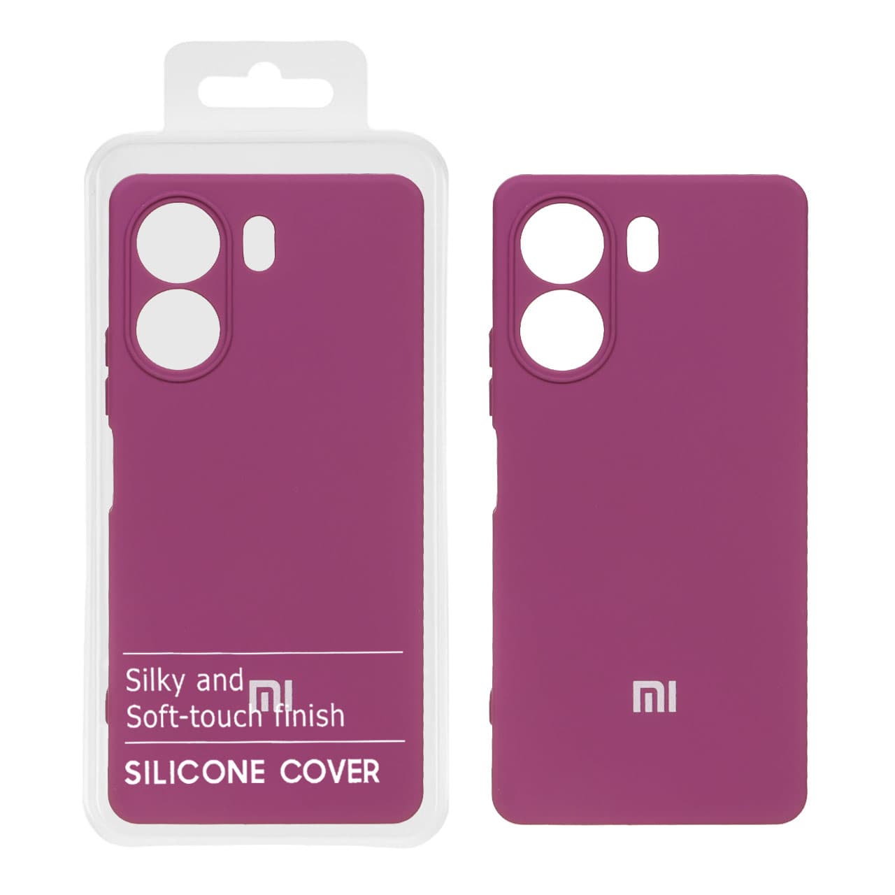 قاب سیلیکونی HighCopy مدل Xiaomi Redmi 13C / Poco C65 – بنفش (پک دار)
