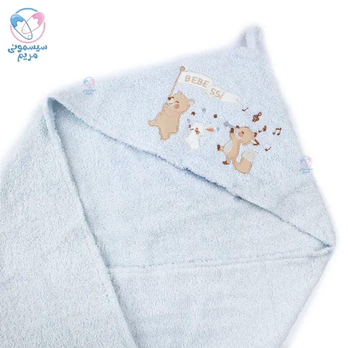 ست حوله سه تیکه ببسی خرس و خرگوش Bebessi 4227 — تصویر ۳