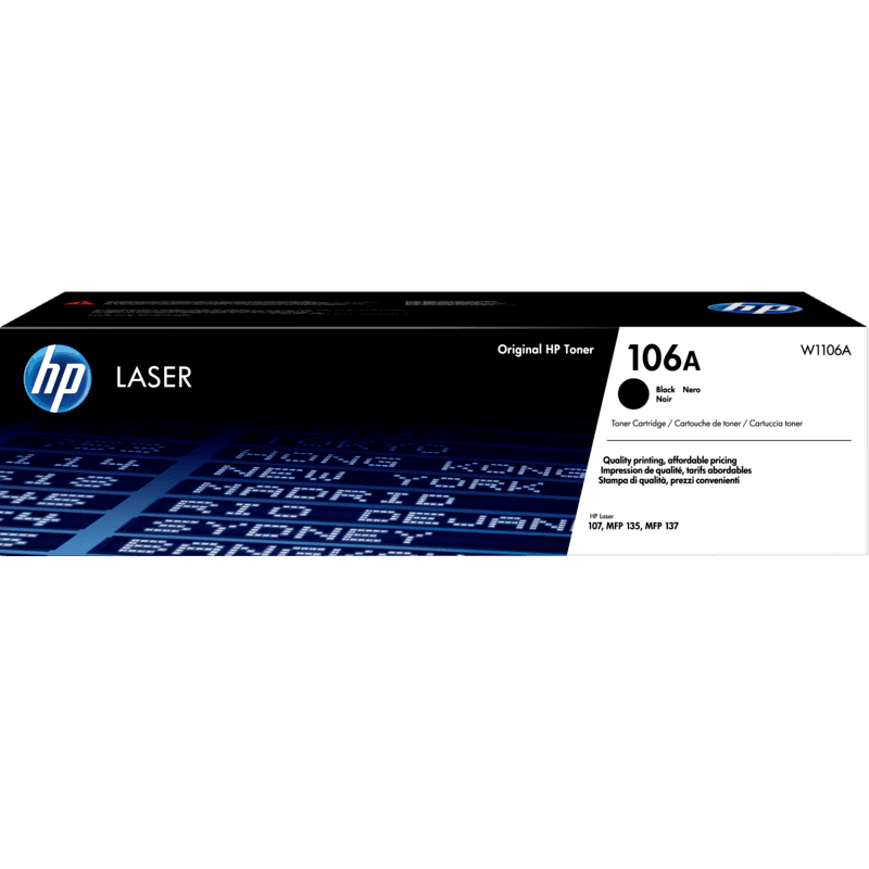 کارتریج تونر لیزری مشکی اچ پی مدل 106a