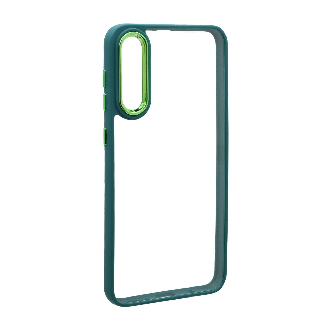 قاب شفاف New skin مدل Samsung A30S / A50 / A50S – سبز (بدون پک)