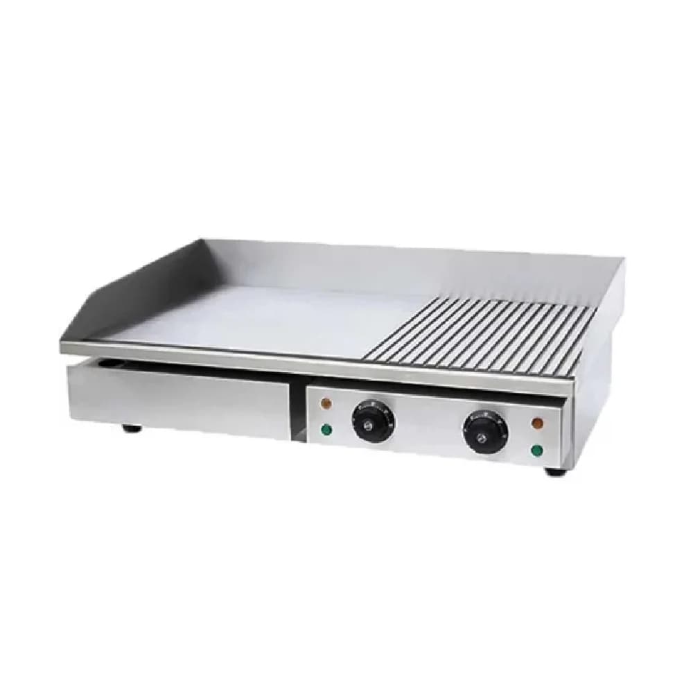 گریل برقی تخت و شیار دار ۷۵ سانتی ویکتور مدل JS-822