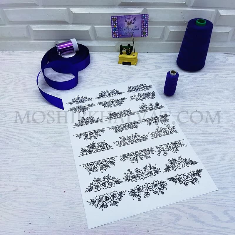 برچسب انتقال طرح گلدوزی کد1 — تصویر ۳