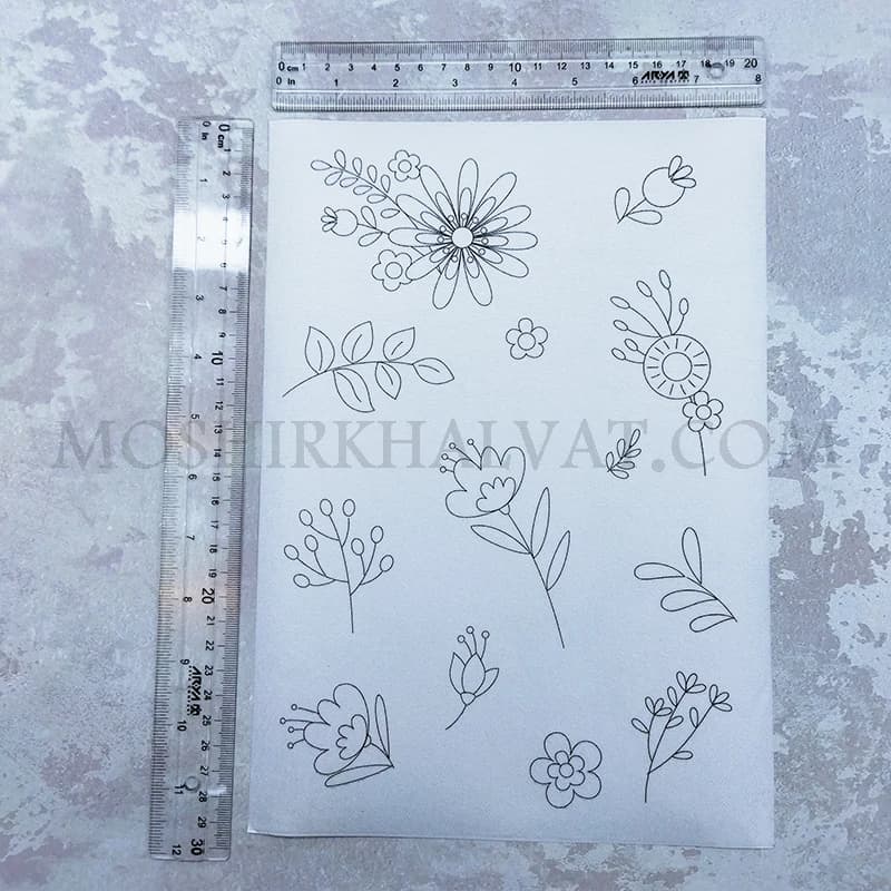 برچسب انتقال طرح گلدوزی کد4 — تصویر ۵