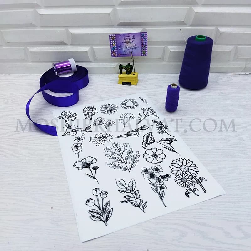 برچسب انتقال طرح گلدوزی کد3 — تصویر ۳