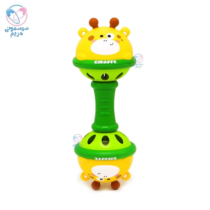 جغجغه دمبلی دو طرفه لیتل تین لوک Little tin lok 1163 — تصویر ۳
