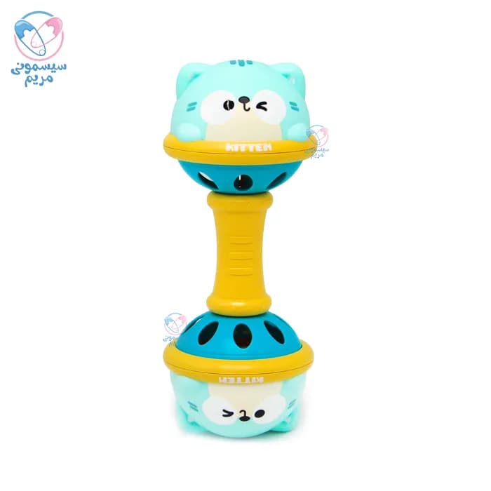 جغجغه دمبلی دو طرفه لیتل تین لوک Little tin lok 1163 — تصویر ۸