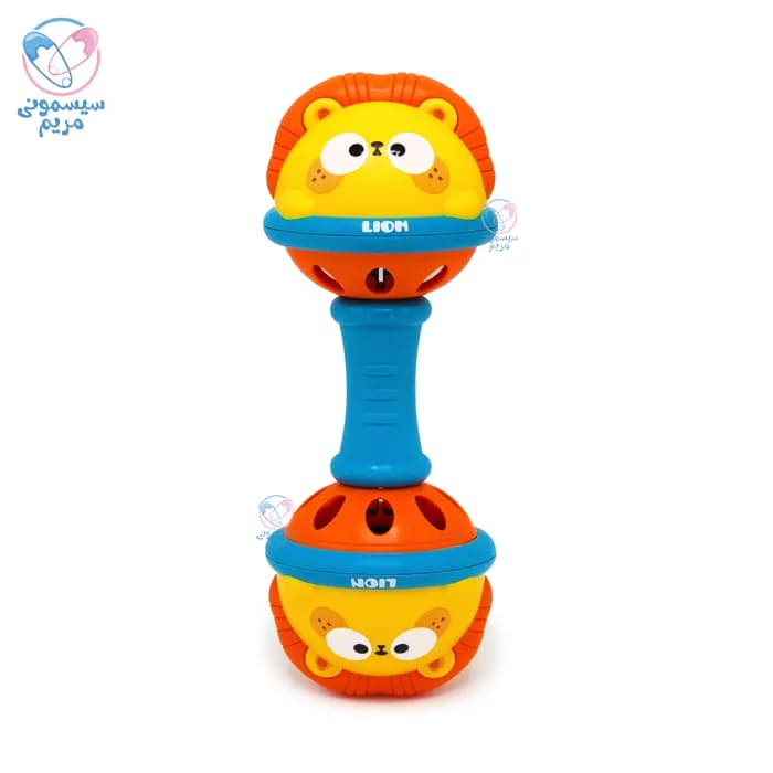 جغجغه دمبلی دو طرفه لیتل تین لوک Little tin lok 1163 — تصویر ۵