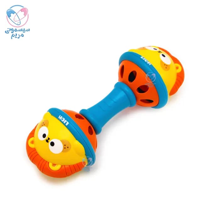 جغجغه دمبلی دو طرفه لیتل تین لوک Little tin lok 1163 — تصویر ۶